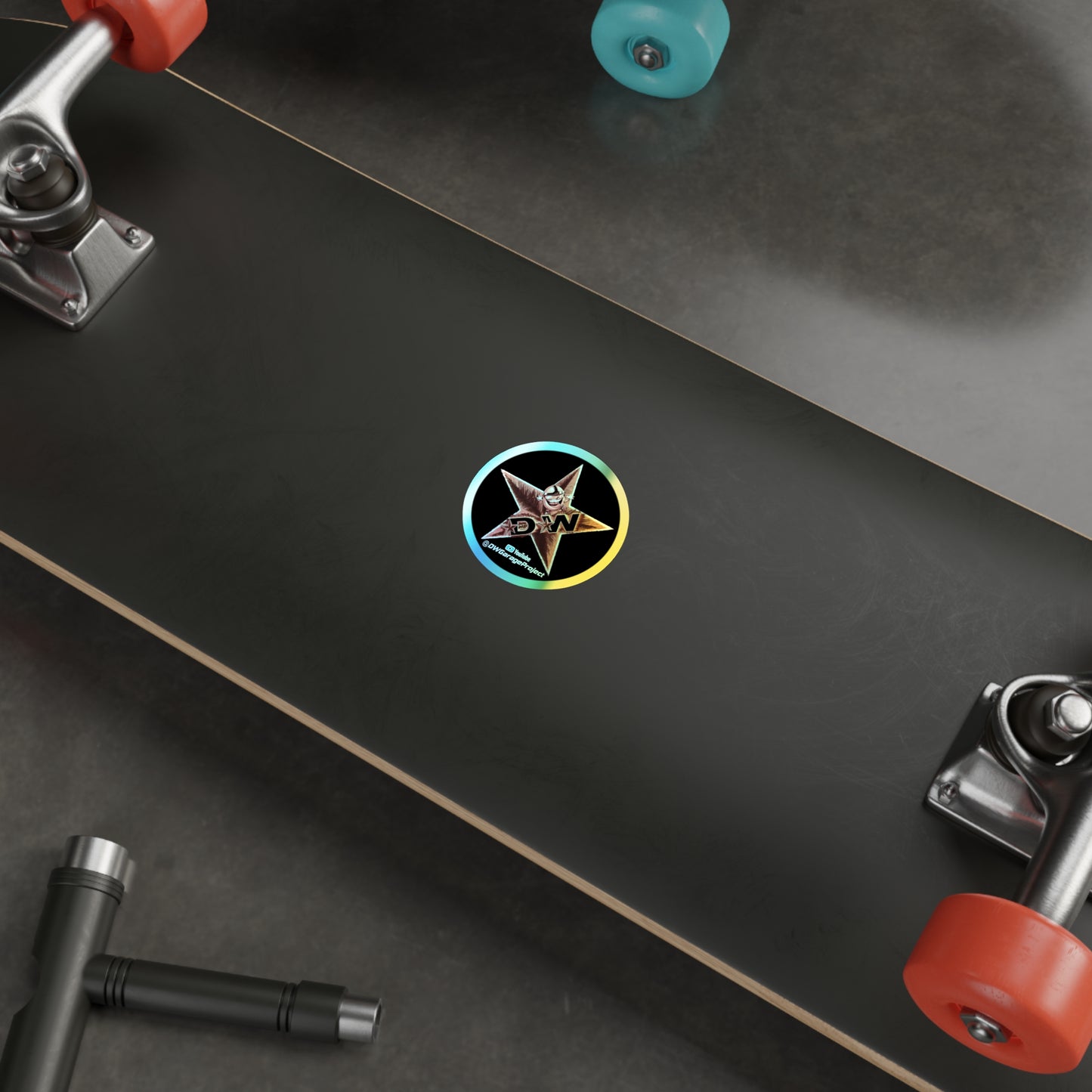 DW Star Holographic Stickers