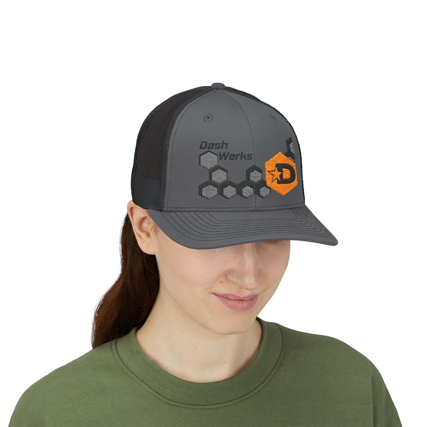Dash Werks D Logo Snapback Trucker Cap