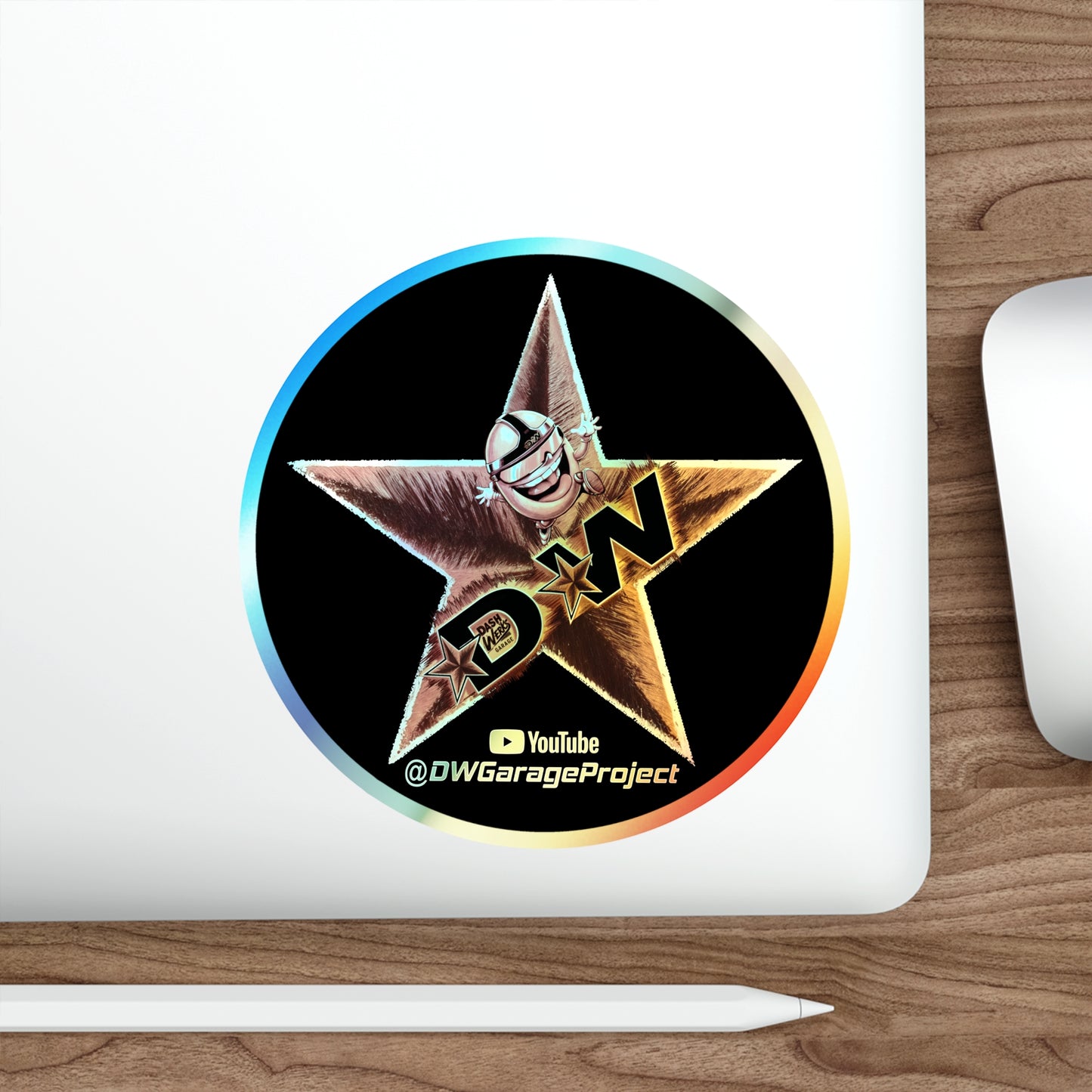 DW Star Holographic Stickers