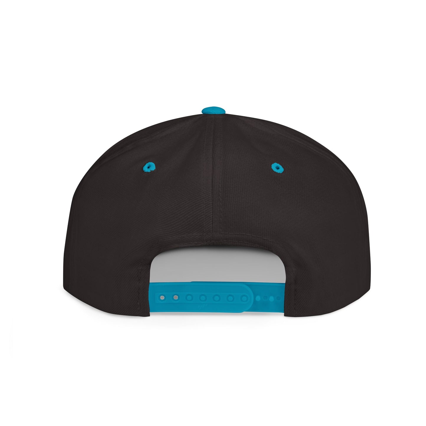 Dash Werks Blue Hexagon Flat Bill Snapback Hat