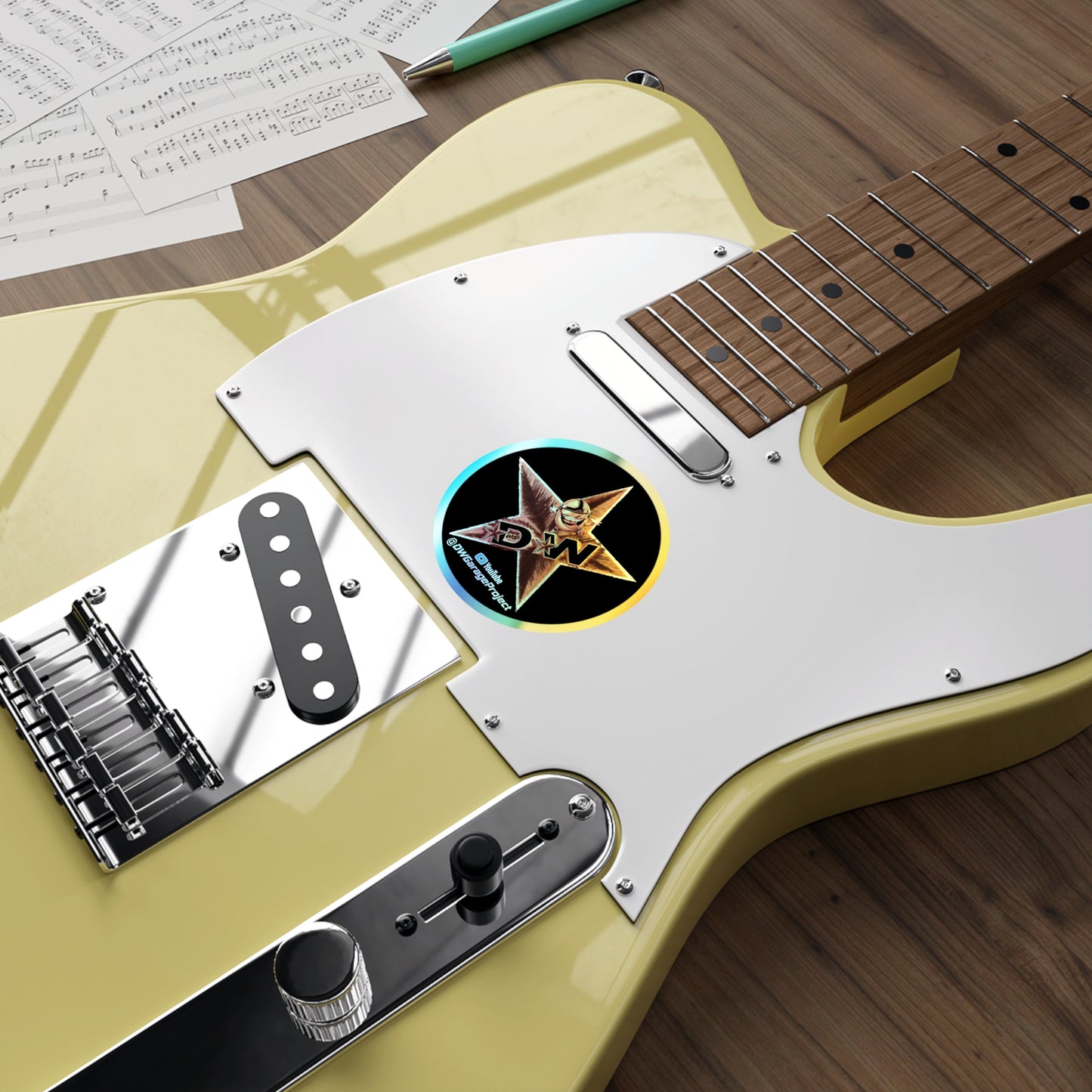 DW Star Holographic Stickers