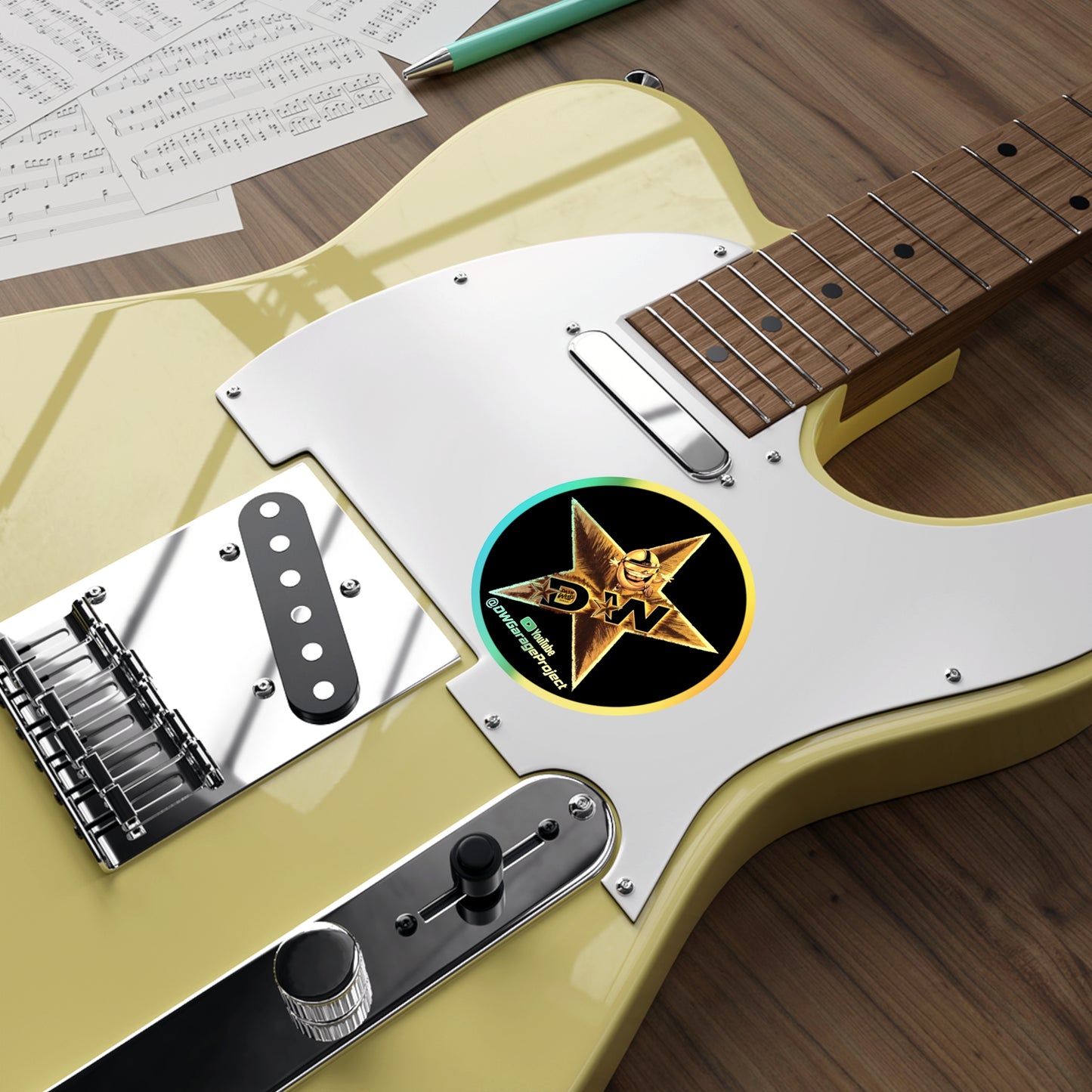 DW Star Holographic Stickers