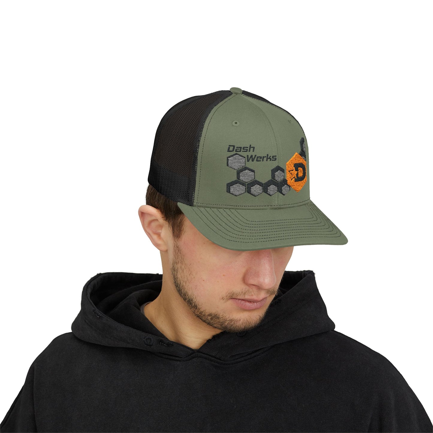 Dash Werks D Logo Snapback Trucker Cap