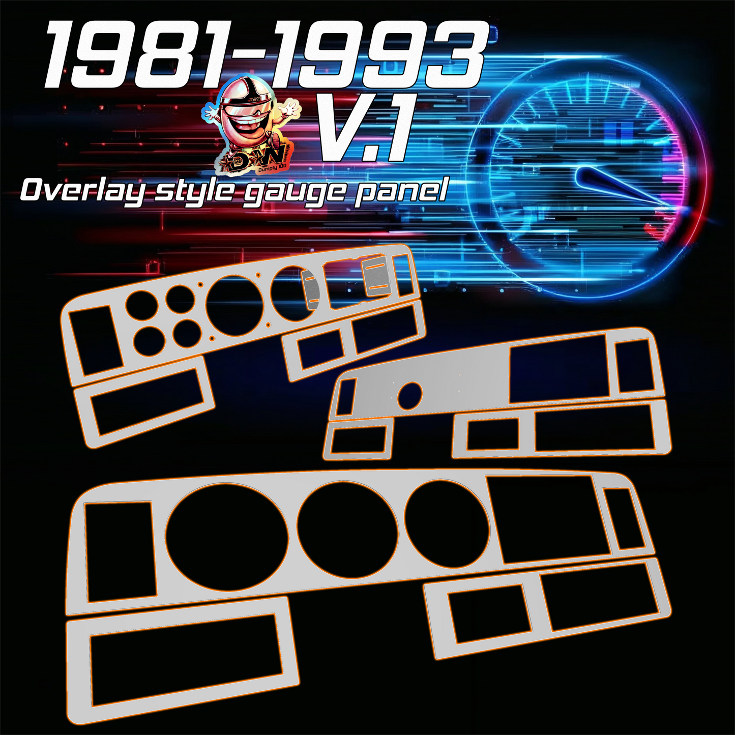 1981-1993 Dodge D/W series 'Overlay-Style'