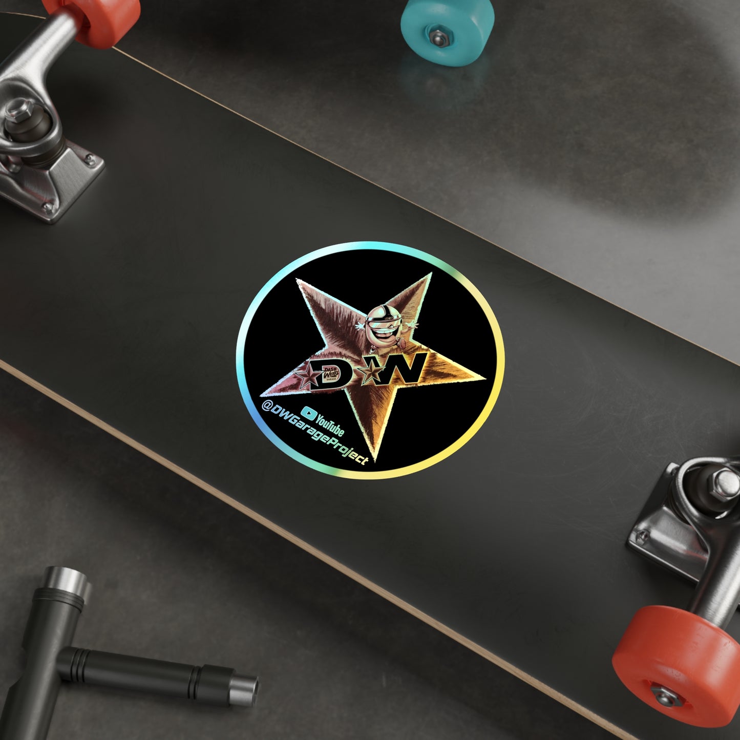 DW Star Holographic Stickers