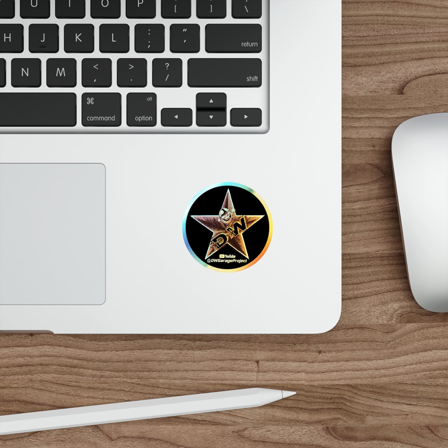 DW Star Holographic Stickers