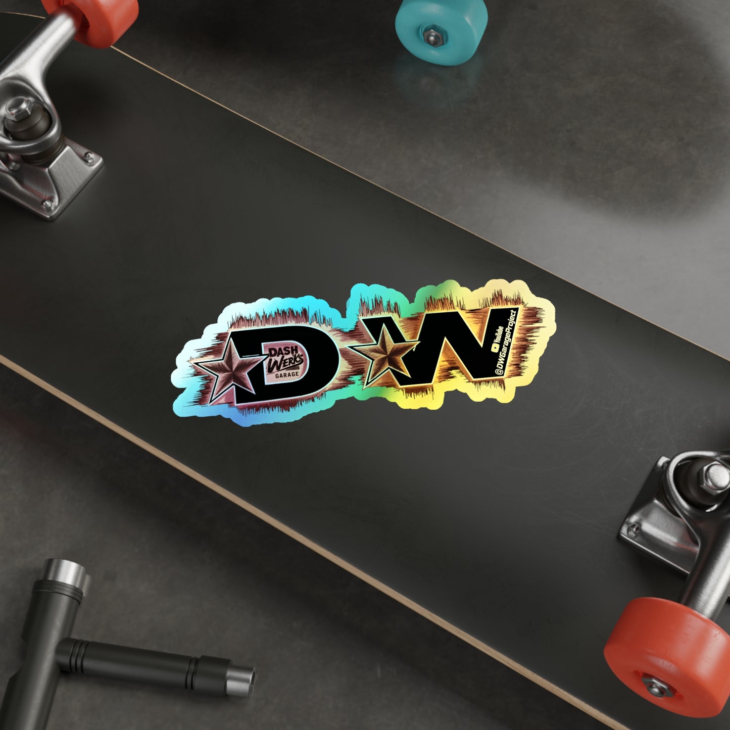 DW Holographic Sticker