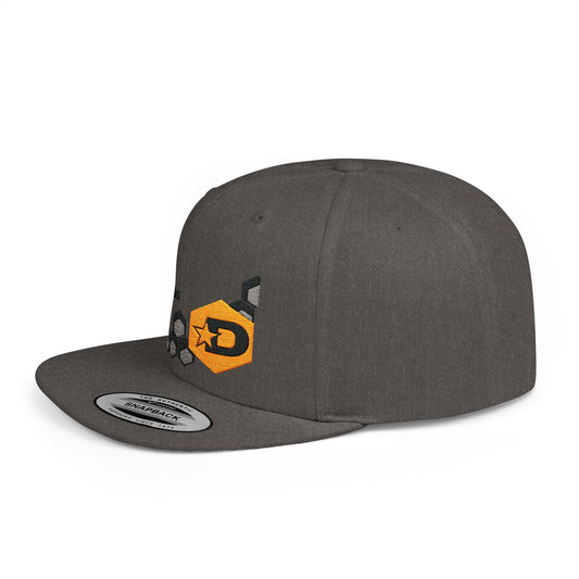 Dash Werks Hexagon Flat Bill Snapback Hat